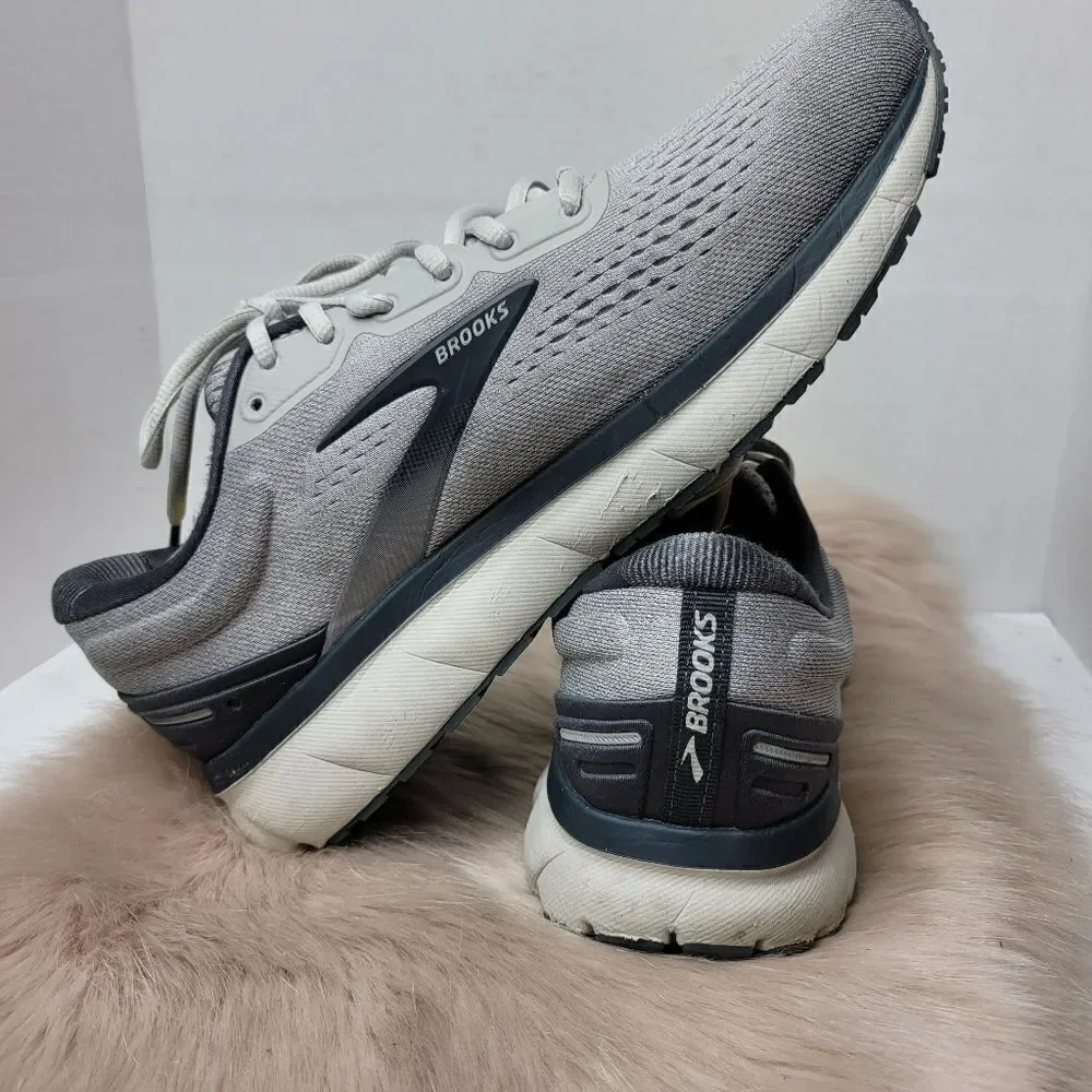 Brooks Trace 1 MeGray Running Comfort 1103641D097 Men's Sneaker Shoes Size 10